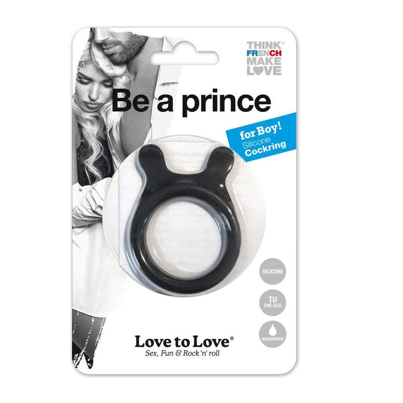 Cockring - Be a Prince - Black Onyx - Love to Love