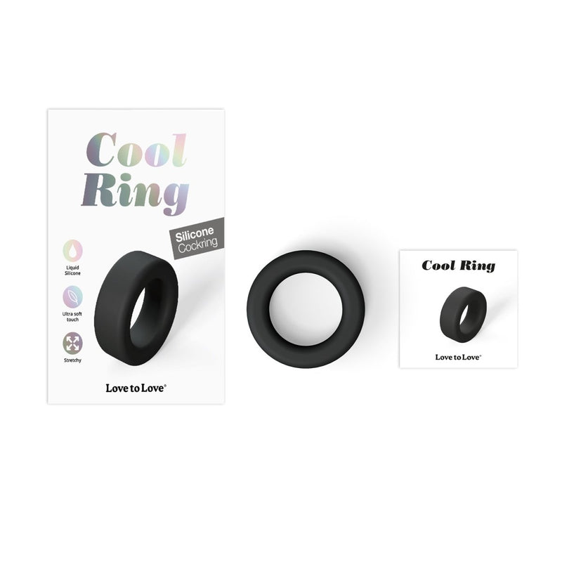 Cockring - Cool Ring - Black Onyx - Love to Love