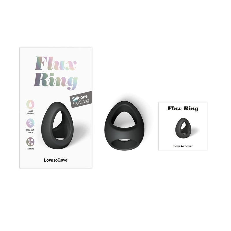 Cockring - Flux Ring - Black Onyx - Love to Love