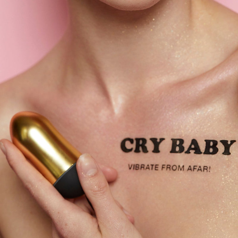 Oeuf Vibrant - Cry Baby - Gold - Love to Love