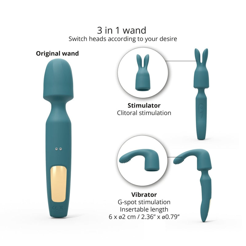 Wand & vibromasseur - R-Evolution - Teal me - Love to Love